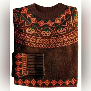 The Fairisle October Pumpkin Sweater 🎃